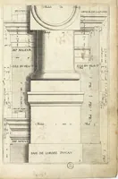 Picture 4 of 29 from Les Cinq ordres de colomnes et plusieurs pièces d'architecture tirées du très excellent architecte Vincent Scamozze et autres... (1646), leaf 8