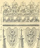 An illustration from Fabrique d'ornements en zinc : cuivre, plomb, tole, pour le batiment : execution d'apres dessins (1910)