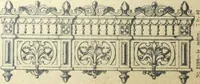 An illustration from Fabrique d'ornements en zinc : cuivre, plomb, tole, pour le batiment : execution d'apres dessins (1910)