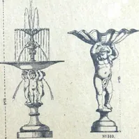An illustration from Fabrique d'ornements en zinc : cuivre, plomb, tole, pour le batiment : execution d'apres dessins (1910)