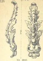 An illustration from Fabrique d'ornements en zinc : cuivre, plomb, tole, pour le batiment : execution d'apres dessins (1910)