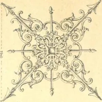 An illustration from Fabrique d'ornements en zinc : cuivre, plomb, tole, pour le batiment : execution d'apres dessins (1910)