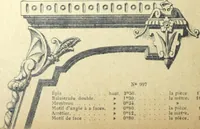 An illustration from Fabrique d'ornements en zinc : cuivre, plomb, tole, pour le batiment : execution d'apres dessins (1910)