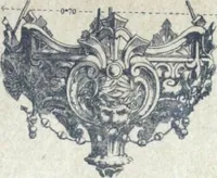 An illustration from Fabrique d'ornements en zinc : cuivre, plomb, tole, pour le batiment : execution d'apres dessins (1910)