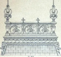 An illustration from Fabrique d'ornements en zinc : cuivre, plomb, tole, pour le batiment : execution d'apres dessins (1910)