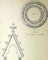 An illustration from Fabrique d'ornements en zinc : cuivre, plomb, tole, pour le batiment : execution d'apres dessins (1910)