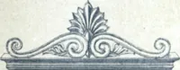 An illustration from Fabrique d'ornements en zinc : cuivre, plomb, tole, pour le batiment : execution d'apres dessins (1910)