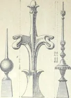 An illustration from Fabrique d'ornements en zinc : cuivre, plomb, tole, pour le batiment : execution d'apres dessins (1910)