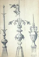 An illustration from Fabrique d'ornements en zinc : cuivre, plomb, tole, pour le batiment : execution d'apres dessins (1910)