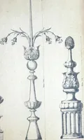 An illustration from Fabrique d'ornements en zinc : cuivre, plomb, tole, pour le batiment : execution d'apres dessins (1910)