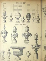 An illustration from Fabrique d'ornements en zinc : cuivre, plomb, tole, pour le batiment : execution d'apres dessins (1910)