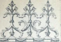 An illustration from Fabrique d'ornements en zinc : cuivre, plomb, tole, pour le batiment : execution d'apres dessins (1910)
