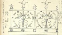 An illustration from Fabrique d'ornements en zinc : cuivre, plomb, tole, pour le batiment : execution d'apres dessins (1910)