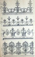 An illustration from Fabrique d'ornements en zinc : cuivre, plomb, tole, pour le batiment : execution d'apres dessins (1910)
