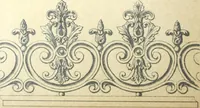 An illustration from Fabrique d'ornements en zinc : cuivre, plomb, tole, pour le batiment : execution d'apres dessins (1910)