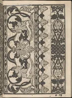 An illustration from Splendore delle virtuose giouani doue si contengono molte,varie mostre fogliami. Cioe punti in aere, et punti tagliati, bellissimi,... (1564)
