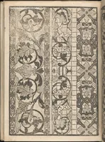 An illustration from Splendore delle virtuose giouani doue si contengono molte,varie mostre fogliami. Cioe punti in aere, et punti tagliati, bellissimi,... (1564)