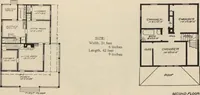 An illustration from Modern house building: perspective views and floor plans of fifty low and medium priced houses (1905)