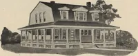 An illustration from Modern house building: perspective views and floor plans of fifty low and medium priced houses (1905)