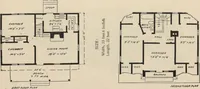 An illustration from Modern house building: perspective views and floor plans of fifty low and medium priced houses (1905)