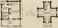 An illustration from Modern house building: perspective views and floor plans of fifty low and medium priced houses (1905)