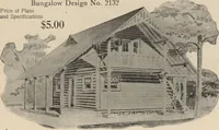 An illustration from Modern house building: perspective views and floor plans of fifty low and medium priced houses (1905)