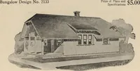 An illustration from Modern house building: perspective views and floor plans of fifty low and medium priced houses (1905)
