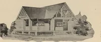 An illustration from Modern house building: perspective views and floor plans of fifty low and medium priced houses (1905)