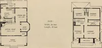 An illustration from Modern house building: perspective views and floor plans of fifty low and medium priced houses (1905)