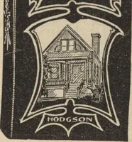 An illustration from Modern house building: perspective views and floor plans of fifty low and medium priced houses (1905)