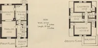 An illustration from Modern house building: perspective views and floor plans of fifty low and medium priced houses (1905)