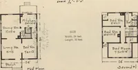 An illustration from Modern house building: perspective views and floor plans of fifty low and medium priced houses (1905)