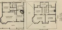 An illustration from Modern house building: perspective views and floor plans of fifty low and medium priced houses (1905)