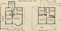 Picture 46 of 114 from Modern house building: perspective views and floor plans of fifty low and medium priced houses (1905), leaf 72