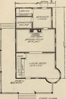 An illustration from Modern house building: perspective views and floor plans of fifty low and medium priced houses (1905)