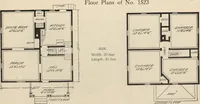 An illustration from Modern house building: perspective views and floor plans of fifty low and medium priced houses (1905)