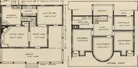 An illustration from Modern house building: perspective views and floor plans of fifty low and medium priced houses (1905)