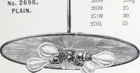 An illustration from Frink's patent reflectors for electric and combination fixtures : for lighting churches, halls, banks ... (1898)