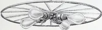 An illustration from Frink's patent reflectors for electric and combination fixtures : for lighting churches, halls, banks ... (1898)