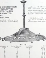 An illustration from Frink's patent reflectors for electric and combination fixtures : for lighting churches, halls, banks ... (1898)