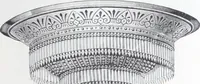 An illustration from Frink's patent reflectors for electric and combination fixtures : for lighting churches, halls, banks ... (1898)