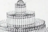 An illustration from Frink's patent reflectors for electric and combination fixtures : for lighting churches, halls, banks ... (1898)