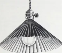 An illustration from Frink's patent reflectors for electric and combination fixtures : for lighting churches, halls, banks ... (1898)