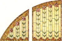 An illustration from General catalogue of E.L. Roberts & Co., wholesale manufacturers of doors, glazed sash, blinds: no. 600 (1908)