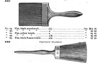 An illustration from Gerts, Lumbard & Co. : Painters' Supplies : Brushes : 1906 (1906)