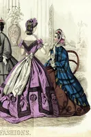 An illustration from Godey's Lady's Book April 1864 (1864)