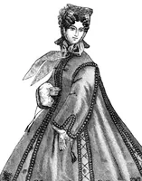 An illustration from Godey's Lady's Book February 1864 (1864)