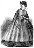 An illustration from Godey's Lady's Book January 1864 (1864)