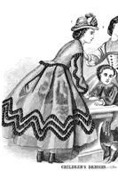 An illustration from Godey's Lady's Book October 1864 (1864)
