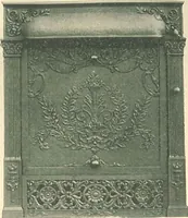An illustration from Grates and fireplace fixtures in iron and brass (1907)